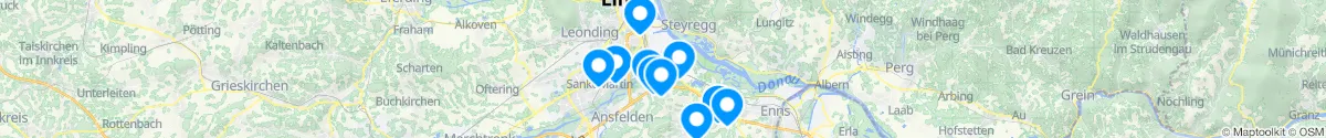 Map view for Pharmacies emergency services nearby Sankt Florian (Linz  (Land), Oberösterreich)